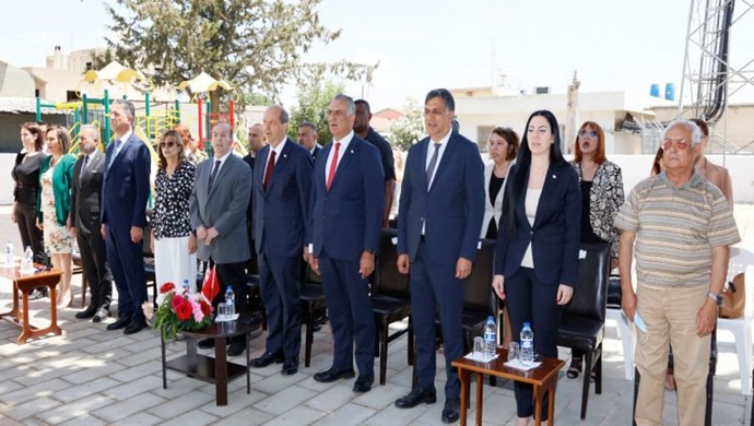 Cumhurbaşkanı Ersin Tatar, Beyarmudu İlkokulu’nda Prof. Dr. Ahmet Bayar ve Prof. Dr. Emel Bayar Eğitsel Etkinlik Odaları’nın açılışını yaptı