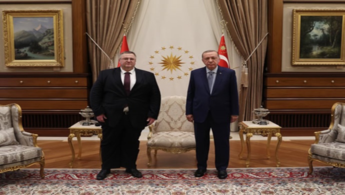 President Erdoğan receives Russian Deputy PM Overchuk