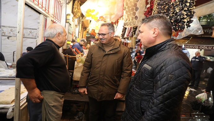 Eyyübiye Belediye Başkanı Mehmet Kuş `un Esnafı Ziyareti