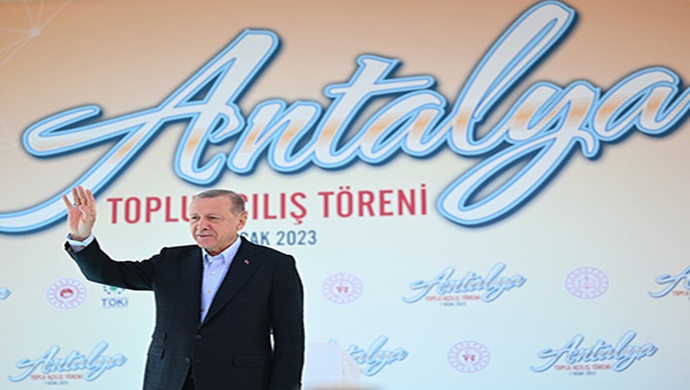 Cumhurbaşkanı Erdoğan, Antalya’da toplu açılış törenine katıldı