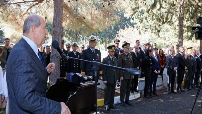 Cumhurbaşkanı Ersin Tatar, KKTC’nin ilk başbakanı merhum Mustafa Çağatay’ı anma törenine katıldı