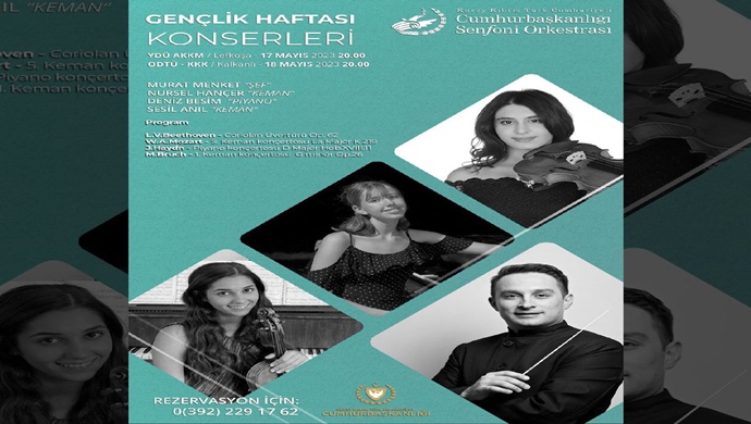 KKTC CSO’dan Gençlik Haftası Konserleri