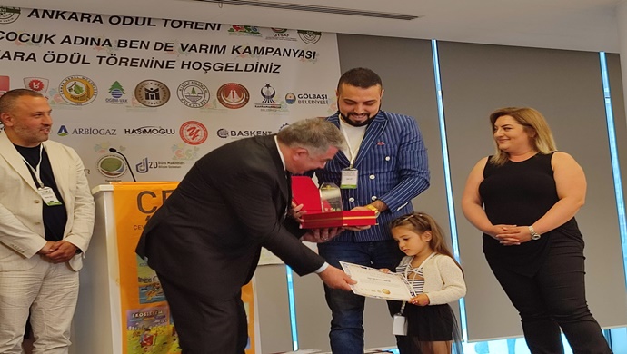 TARIMKON `A ÇEVRECİ İŞLETME ÖDÜLÜ VERİLDİ