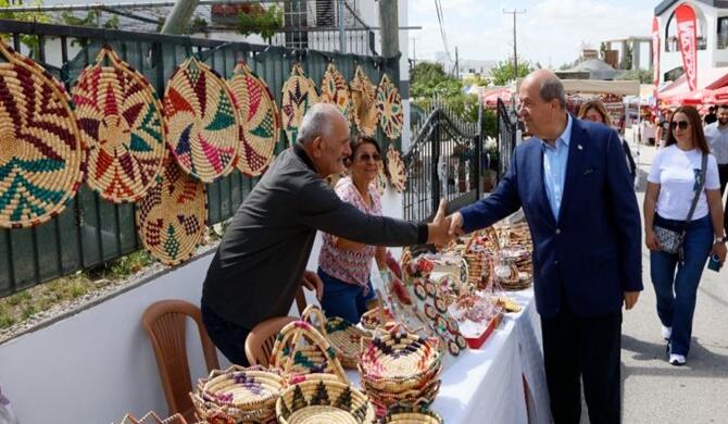 Cumhurbaşkanı Ersin Tatar, Kalavaç Kültür ve Sanat Festivaline katıldı