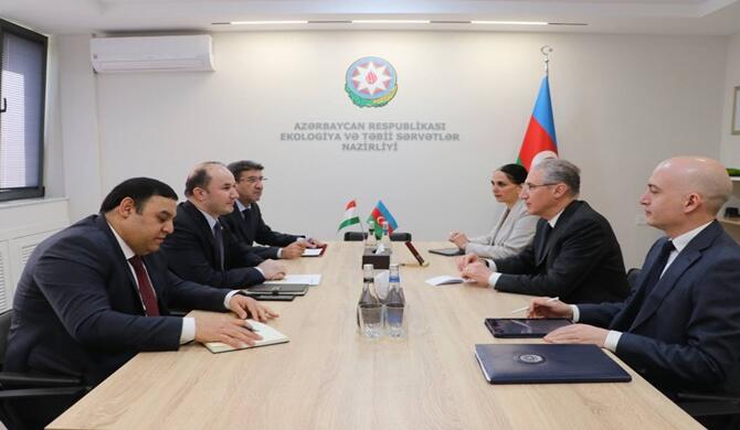 Meeting of the Ambassador with the Minister of Ecology and Natural Resources of Azerbaijan