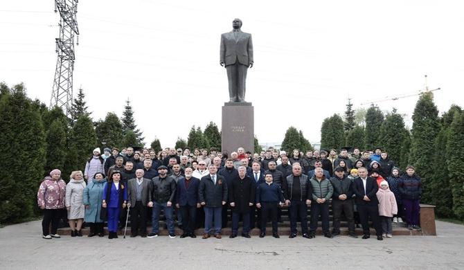 Rusiyada Ümummilli Lider Heydər Əliyevin anadan olmasının 101 illiyi qeyd edilib