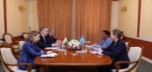 Meeting of Minister with the representative of the United Nations Convention to combat Desertification