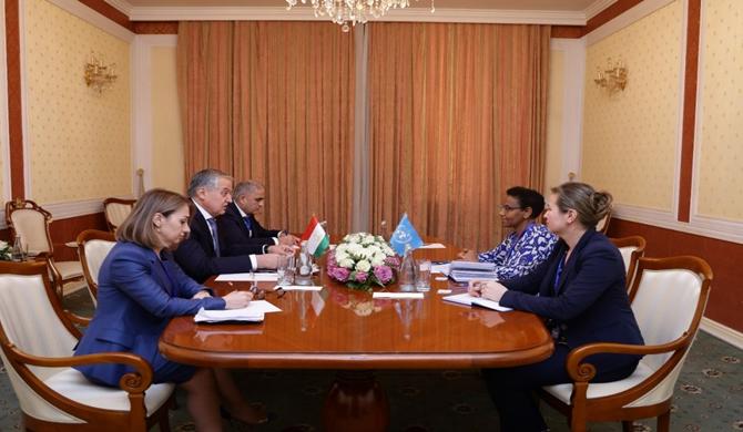 Meeting of Minister with the representative of the United Nations Convention to combat Desertification