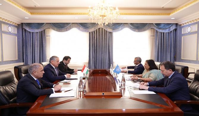 Meeting of the Minister with the Regional representative of the UNODC in Central Asia