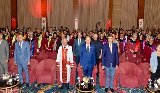 Cumhurbaşkanı Ersin Tatar, Final Üniversitesi’nin mezuniyet töreninde konuştu: