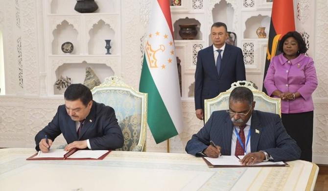 Signing of the Program of Cooperation between the Ministries of Foreign Affairs of Tajikistan and Angola