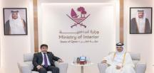 Meeting of the Ambassador with the Deputy Minister of the Interior of Qatar