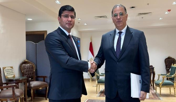 Presentation of copy of the Credentials to the Deputy Minister of Foreign Affairs of Egypt