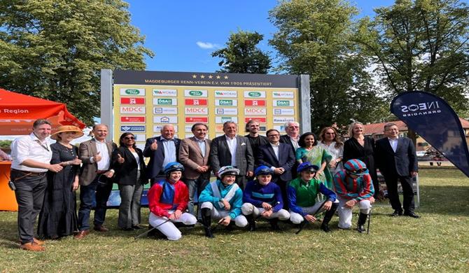 Presentation of Tajikistan at a sports event in Magdeburg