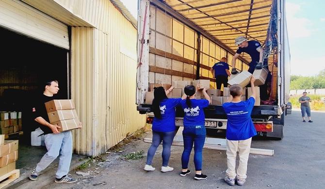 Birleşik Rusya, Murmansk’tan Kursk bölgesi sakinlerine bir miktar yardım gönderdi