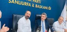 İŞ ADAMI MEHMET YAŞAR`DAN AK PARTİ ŞANLIURFA İL BAŞKANI MEHMET İLHAMİ GÜNBEGİ `YE ZİYARET