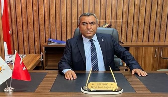 AK PARTİ BİRECİK İLÇE BAŞKANI HALİL YAVUZ `DAN “İLLE DE ADALET!” DİYEREK AÇIKLAMA YAPTI