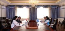 Meeting of the First Deputy Minister of Foreign Affairs with the Head of UN-Women Office in Tajikistan