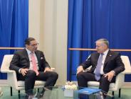 Meeting of the Minister of Foreign Affairs of Tajikistan with the Minister of Foreign Affairs of Cyprus