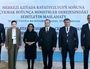 Tacikistan heyetinin Aşkabat’ta düzenlenen Orta Asya Ülkeleri Bakanları Konferansına katılımı