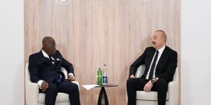 İlham Aliyev Gana Cumhurbaşkanı ile görüştü