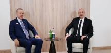 İlham Aliyev Türkiye Cumhurbaşkanı ile görüştü