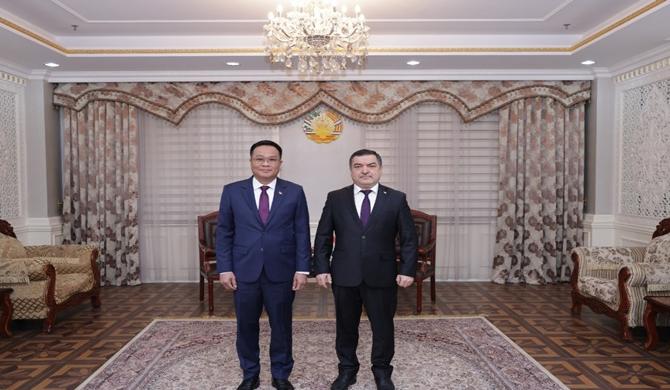 Presentation of Copies of the Credentials of the Ambassador of the Kingdom of Cambodia to the Republic of Tajikistan