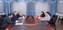 Meeting of the Minister of Foreign Affairs with the Director of Swiss Cooperation Office in Tajikistan