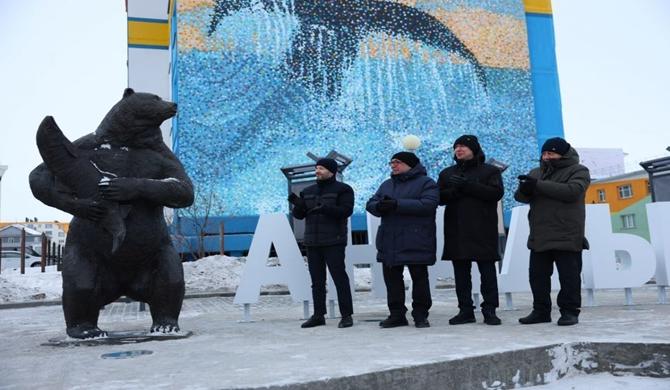 В Анадыре при поддержке «Единой России» открыли монумент Герба городского округа