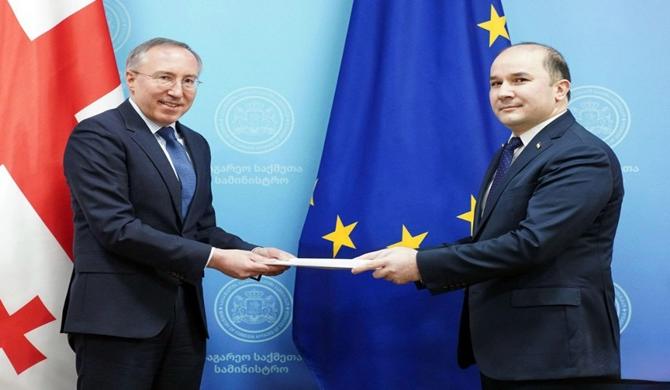 Presentation of Copies of Credentials to the Deputy Minister of Foreign Affairs of Georgia